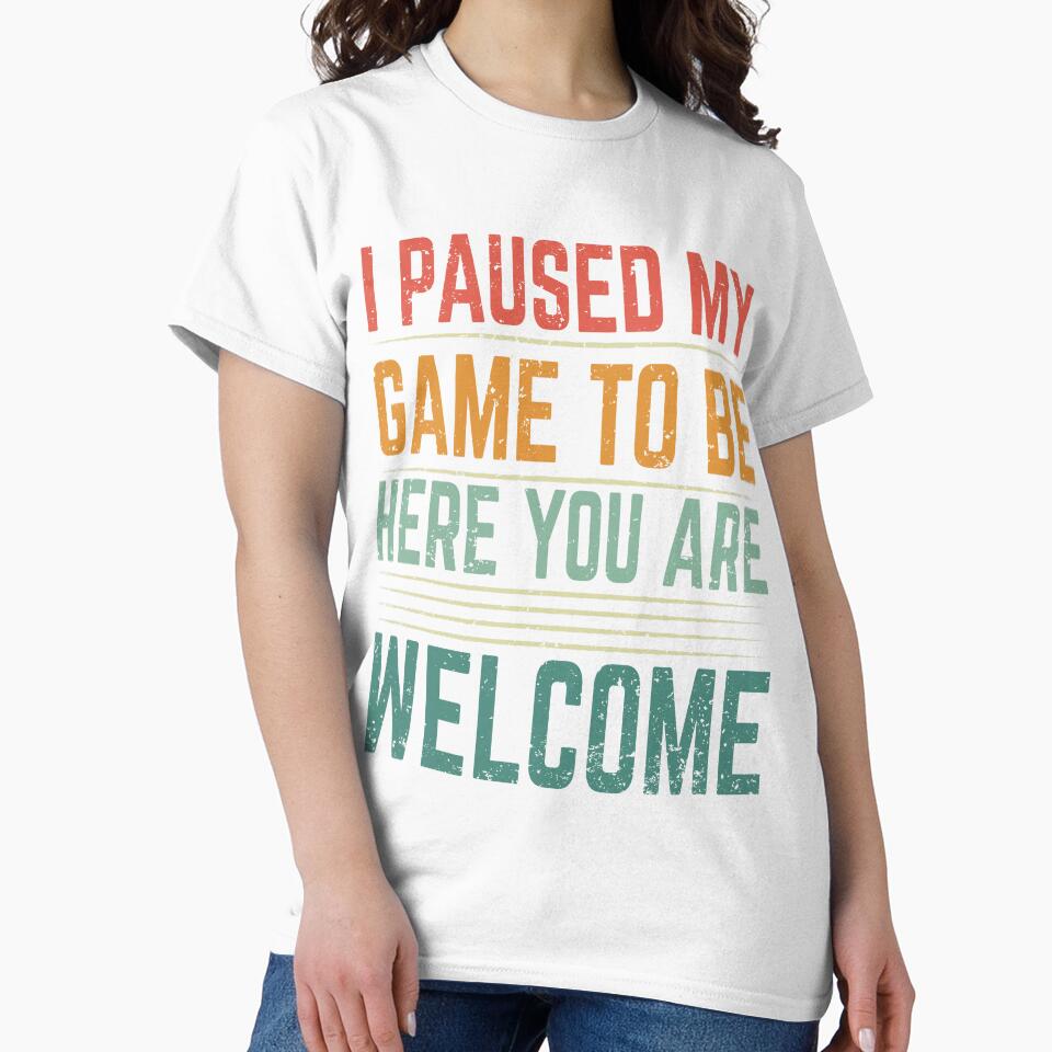Game Pause Welcome Statement by buffoola
