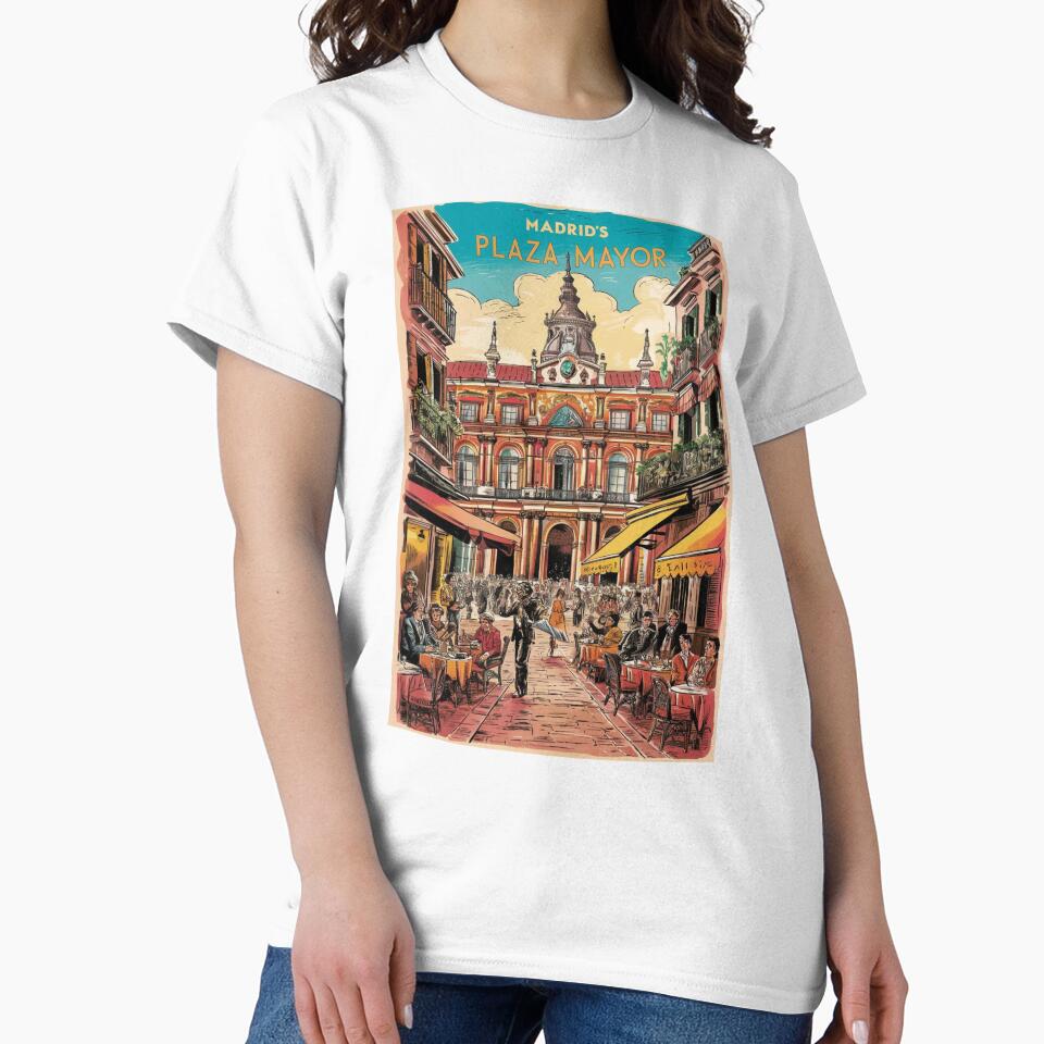 Madrid Vintage Travel Poster by TravelerRat
