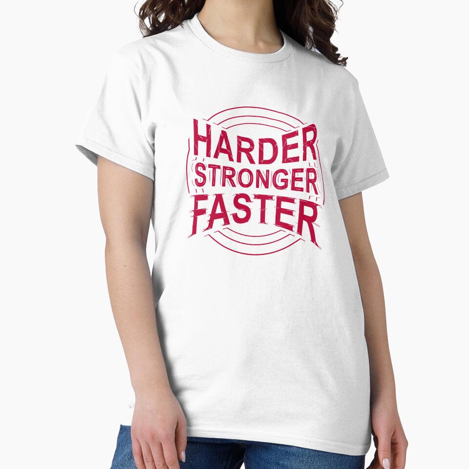 harder stronger faster typography - sports graphic design by hayrpictures