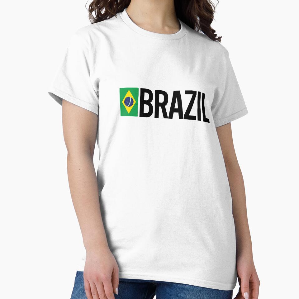 Brazil Country Flag - Minimal Design collection by randomorder
