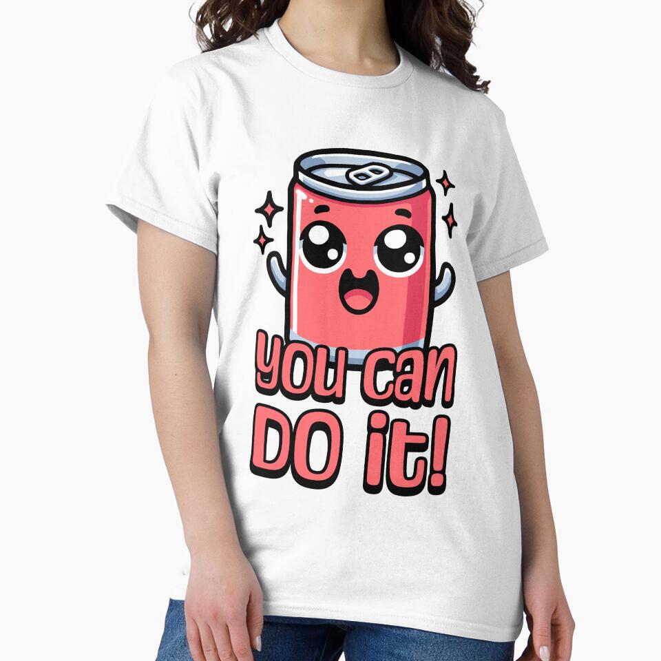 You Can Do It! Cute Soda Can Pun by PMCreative