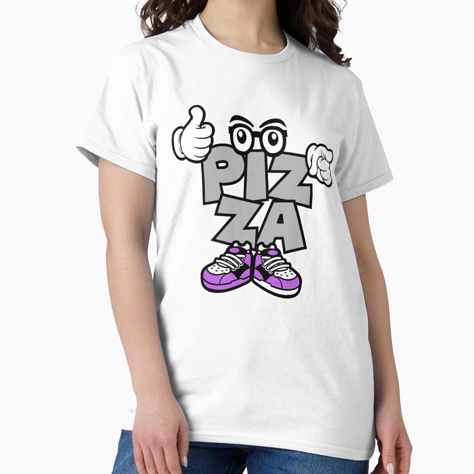 Comic strip of the word PIZZA congratulating you by NFTWords