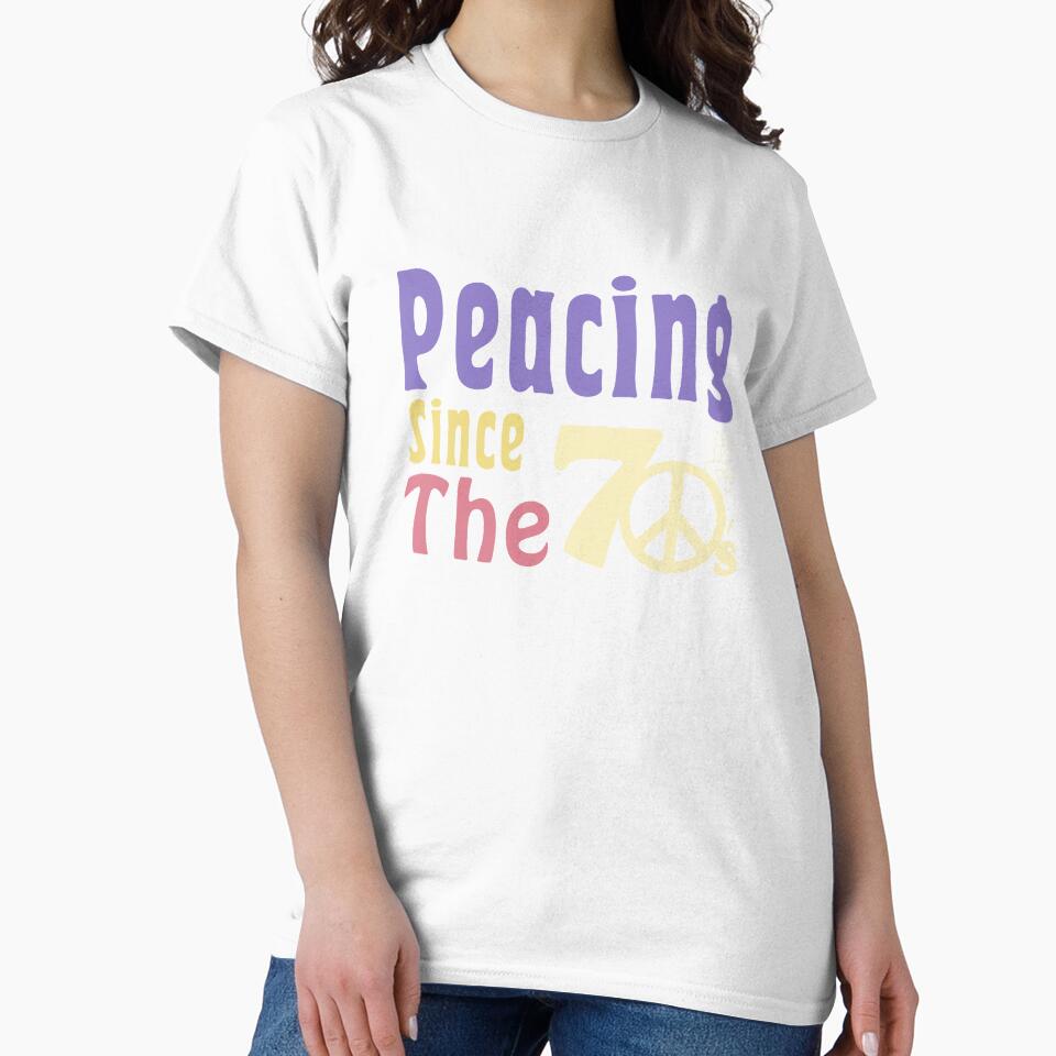 Peacing Since The 70's Colorful by MinimalSketches