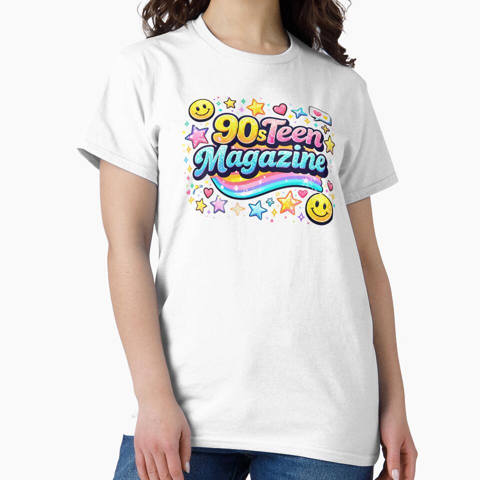 90s Teen Magazine Shirt – Retro Pop Culture Nostalgia Tee | Vintage 90s Girl Aesthetic Fashion by MEMORY-LN-Tees