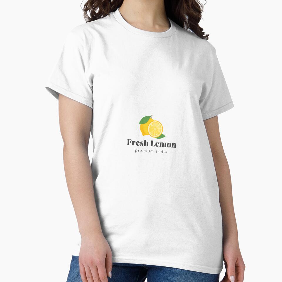 Yellow Fresh Lemon Premium Fruits Illustration Logo by ExelShop