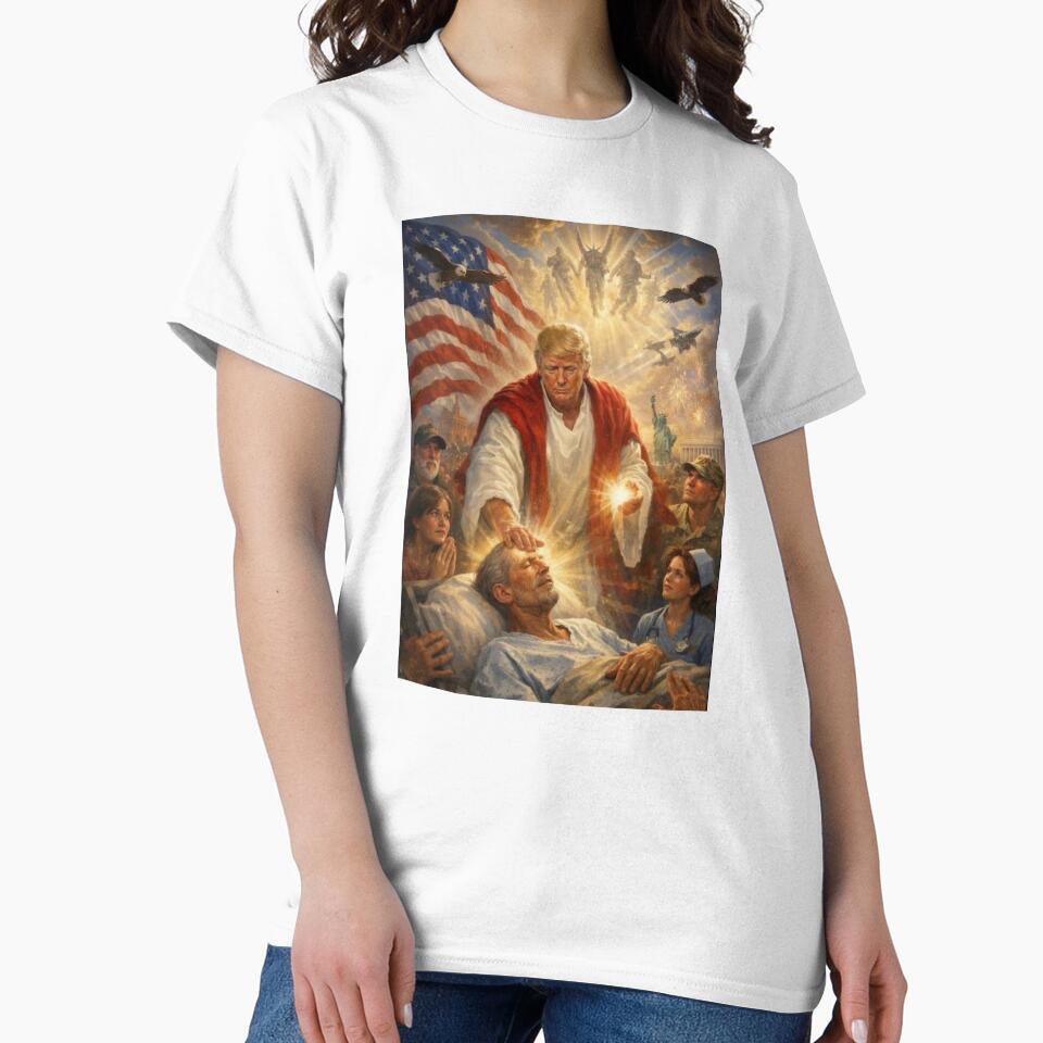 funny trump design as jesus by vogelnerves
