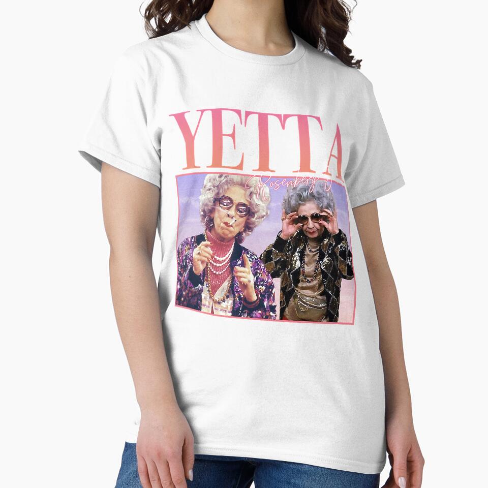 90_S Retro style Yetta Rosenberg Jones Gifts Fitted V-Neck by AndrewMEA