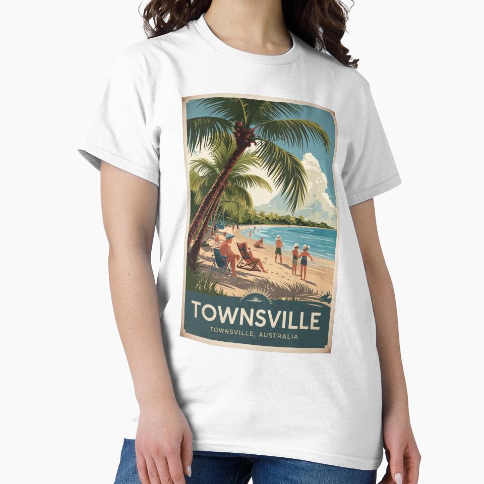 Townsville Vintage Travel Poster by TravelerRat