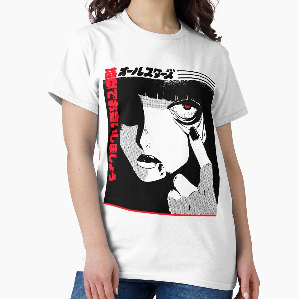 Vaporwave Japanese Anime Style Girl by OWLvision33