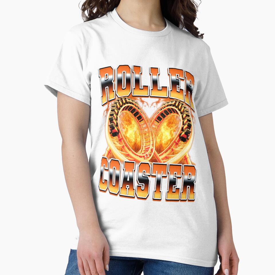 Roller Coaster Amusement Park 90s Bootleg Style by PaulTSchafer