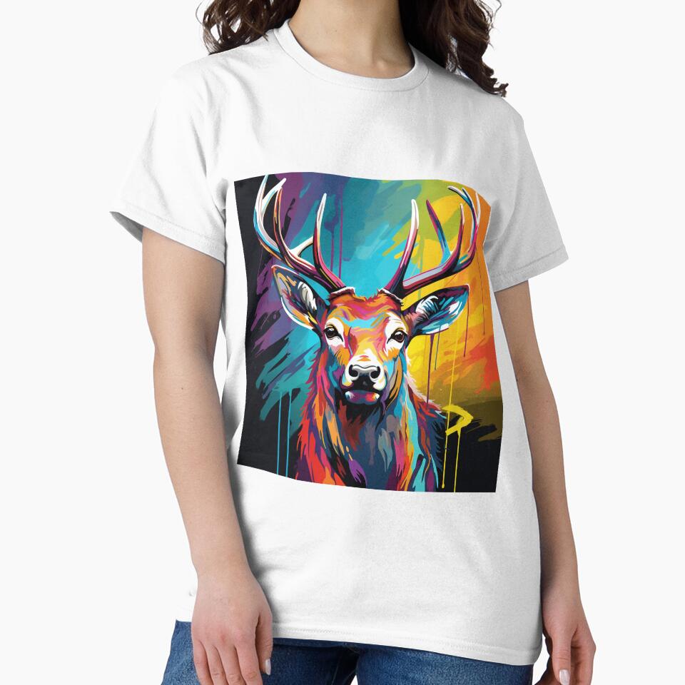 Stag Pop Art 4 by AstroRisq