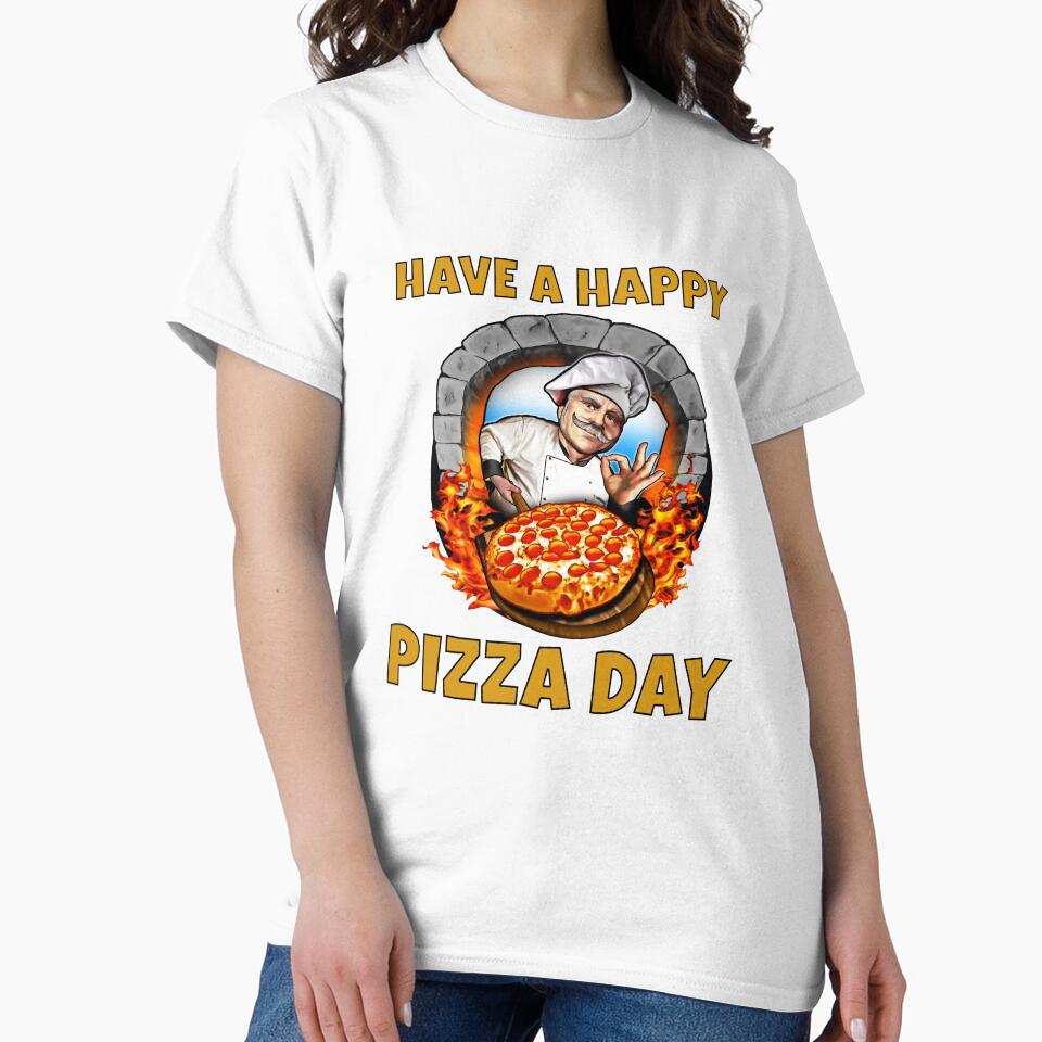 Funny Sarcastic Pizza Humor Have A Happy Pizza Day. by fantasticdesign
