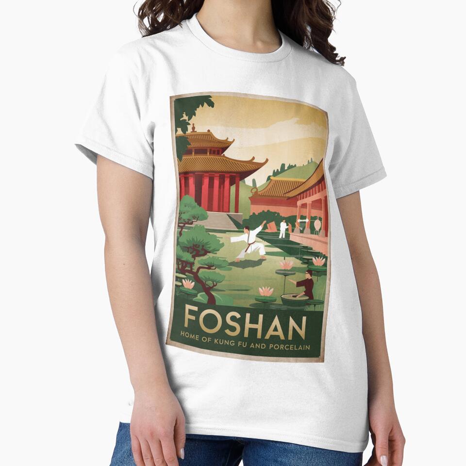 Foshan Vintage Travel Poster by TravelerRat