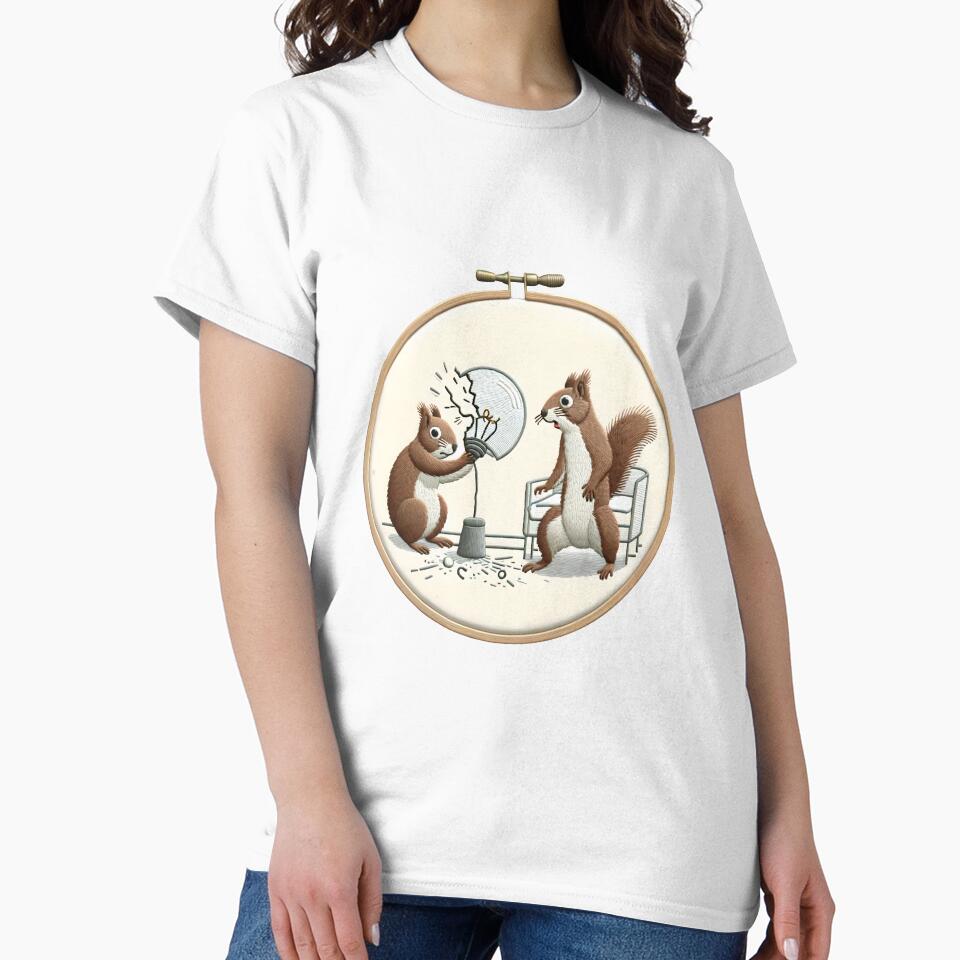 Penguin's Morning Oops Embroidery Art by #Adulting Central