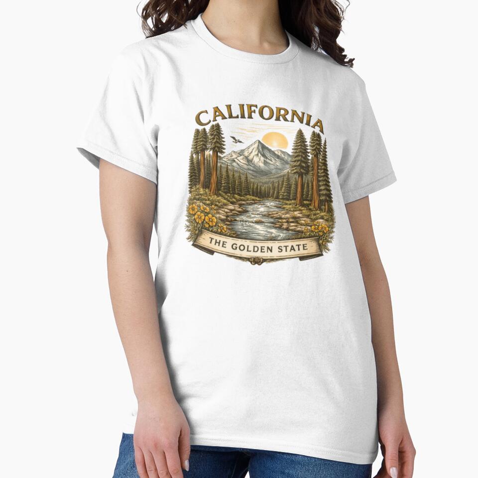 California Mixed Media - Shirt, Sweatshirt, Long-Sleeve, Sticker by projectbadass