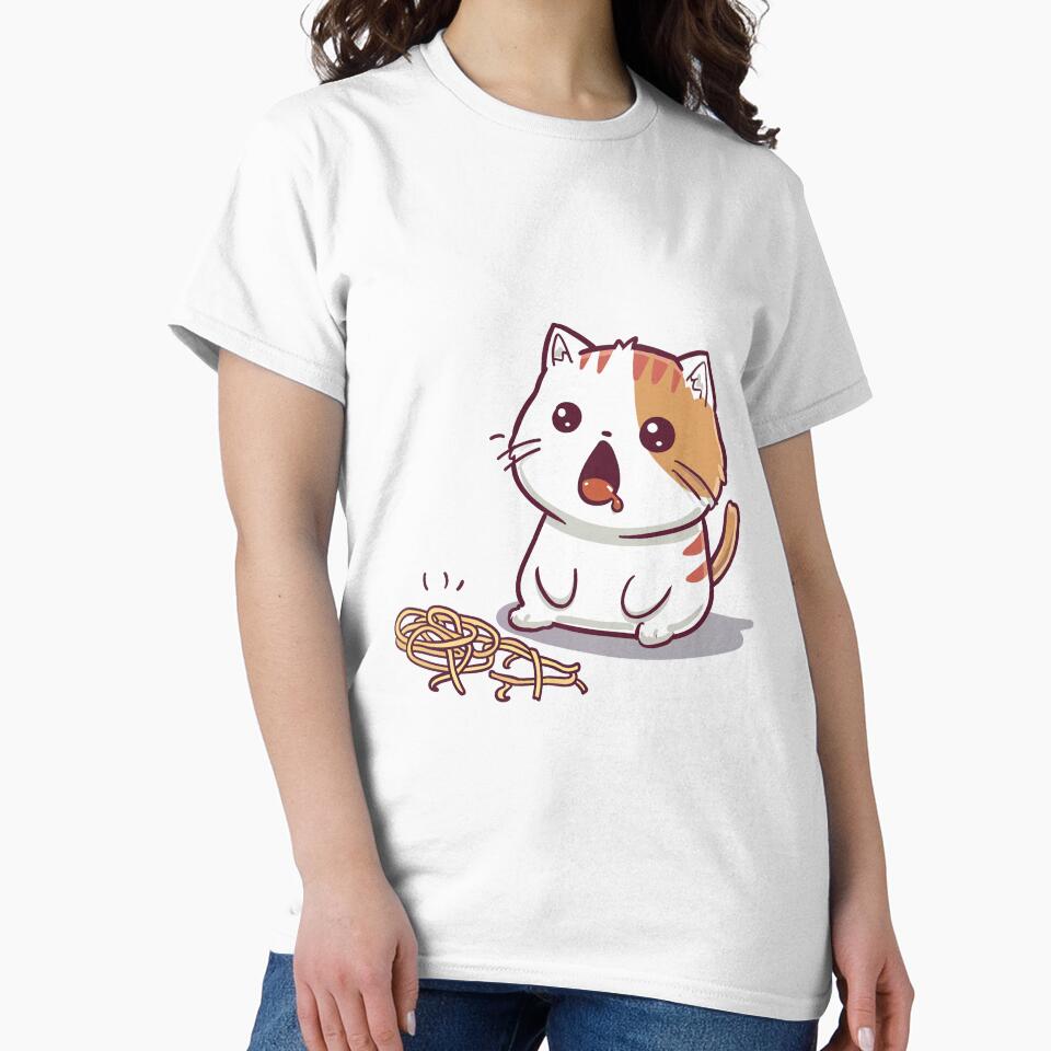 Cute kawaii cat spaghetti by Lobory