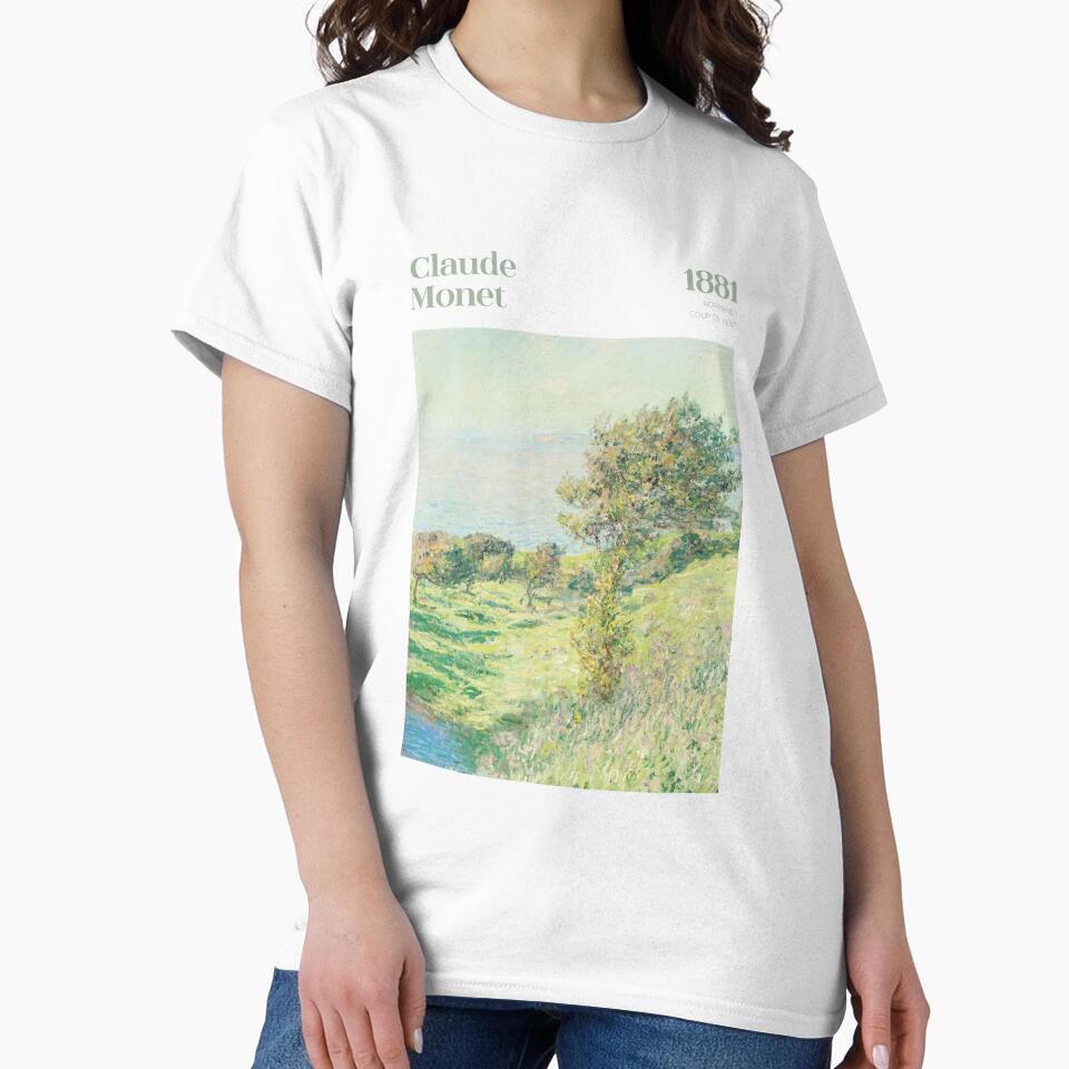 Coup de vent by Claude Monet, Sage Green by evermore-design