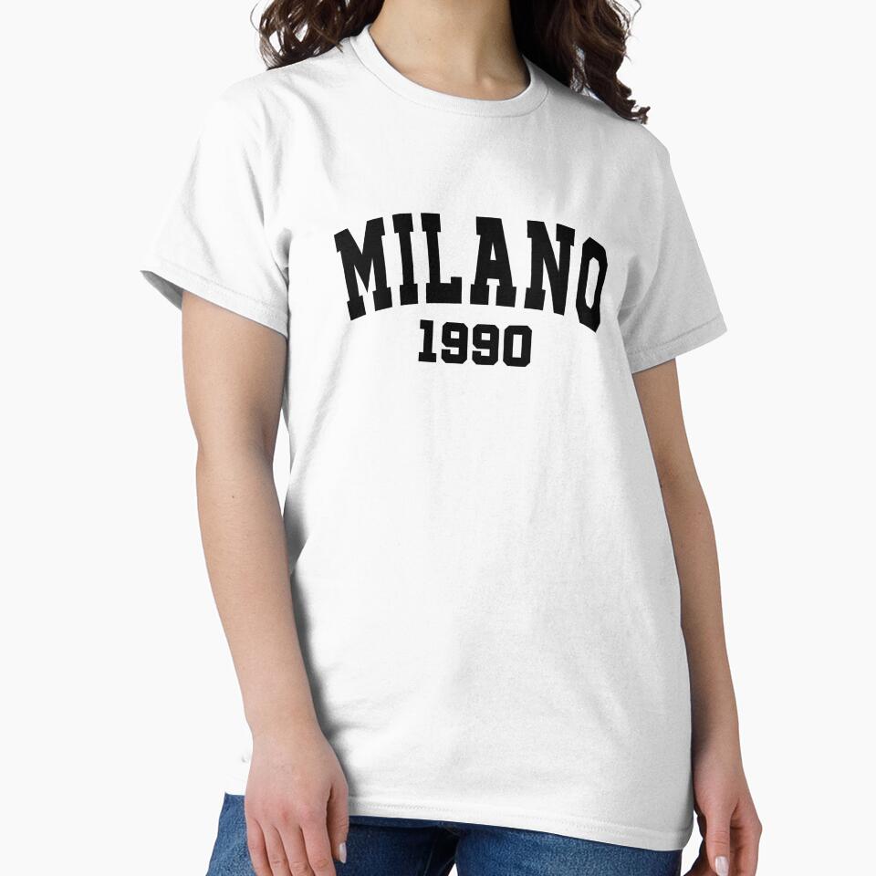 Milano 1990 Sweatshirt Text Black by Penxilstudio