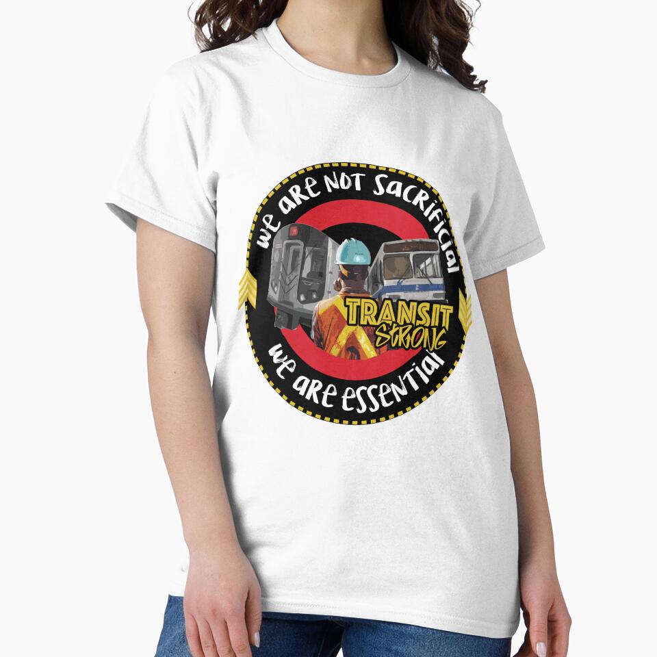 Essential Workers Not Sacificial Subway by ElizardoDesigns