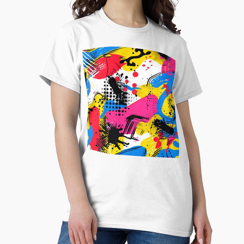Pop Art Comic Book Cartoon-Style Colorful Abstract by DEC02