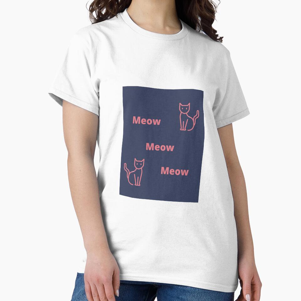 Meow and cat print by DianaBoS