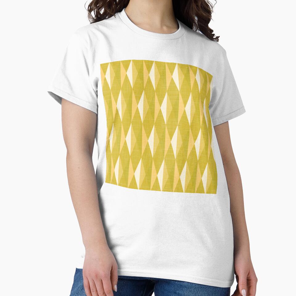 Diamond Geometric Lemon Tones by mirimo