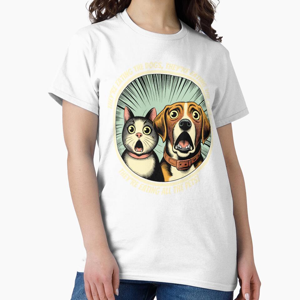 They're Eating The Dogs, Donald Trump Quote, Election 2024 by Roger-C
