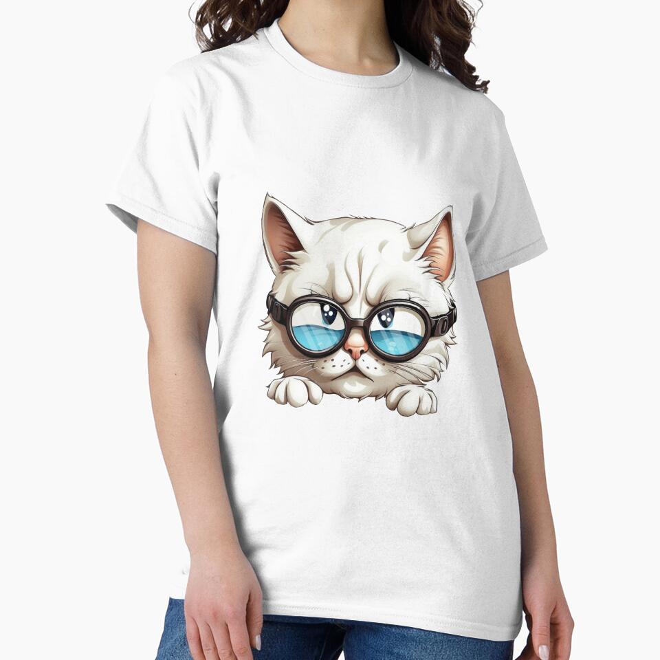 Cat Wearing Oversized Goggles by TurtleDojo