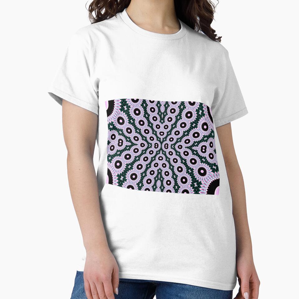 Dynamic Pale Pink Dots Pattern by Geoff Treagus