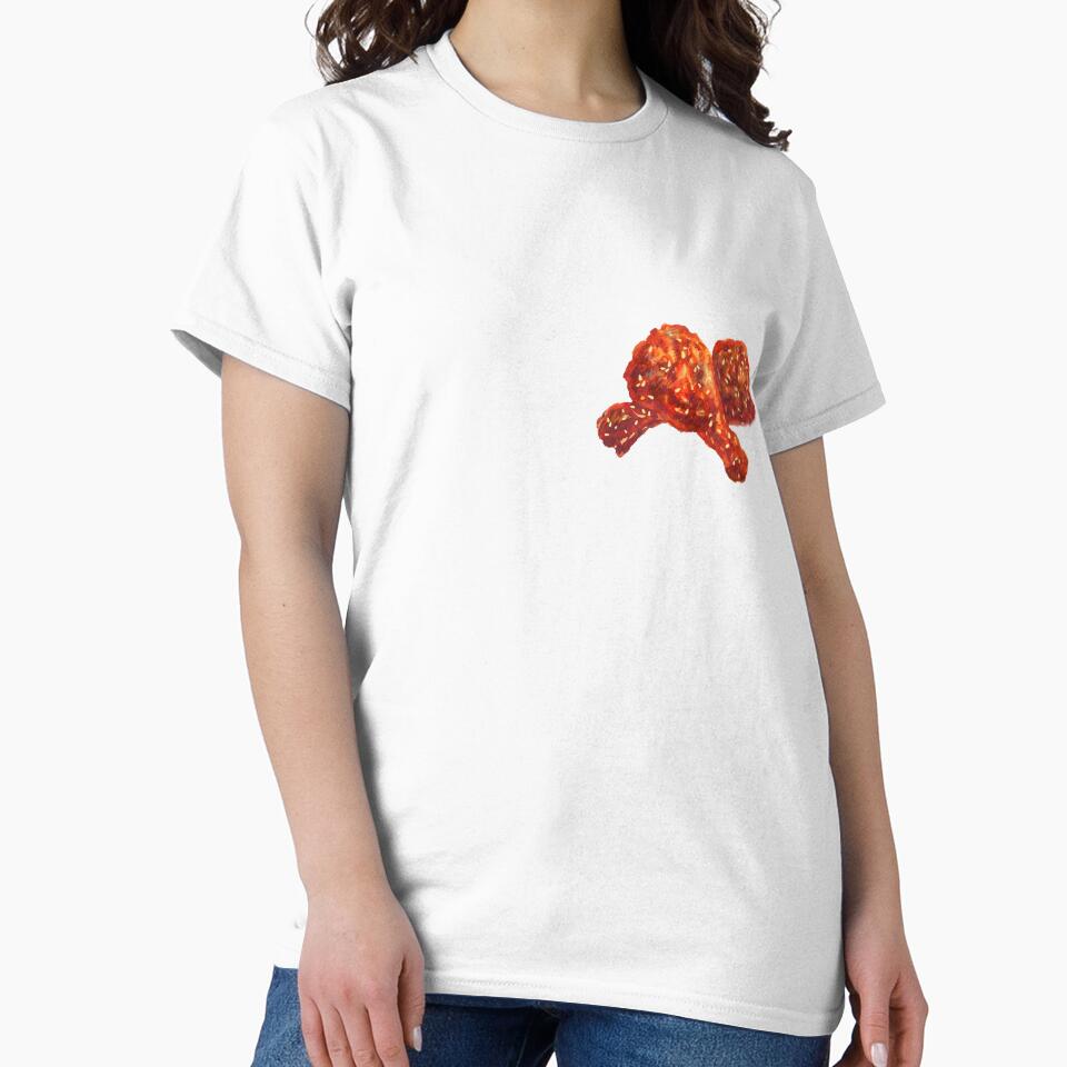 Watercolor Korean Sweet and Spicy Chicken by CreativeRinArt