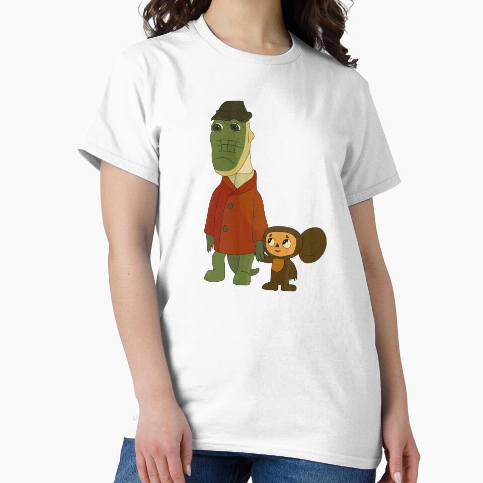 Cheburashka and Gena by Margo Dardik