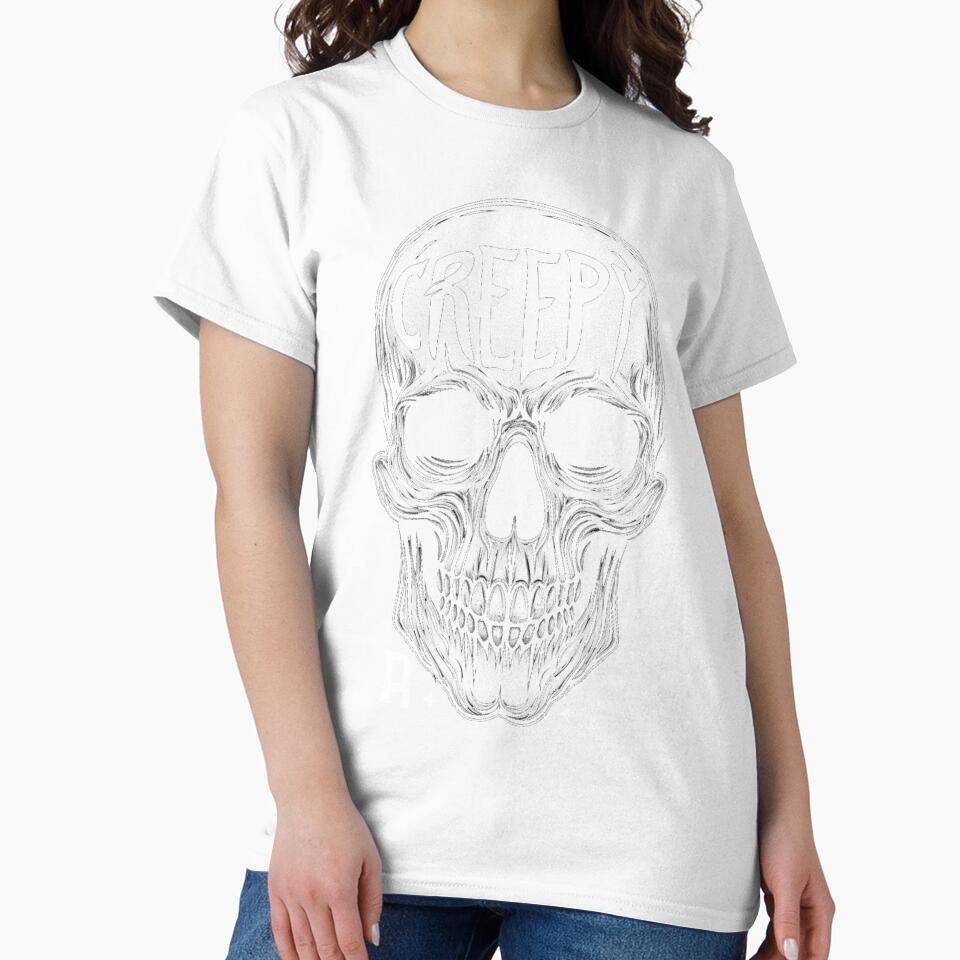 Creepy AF Skull Goth by CreepyCornerArt