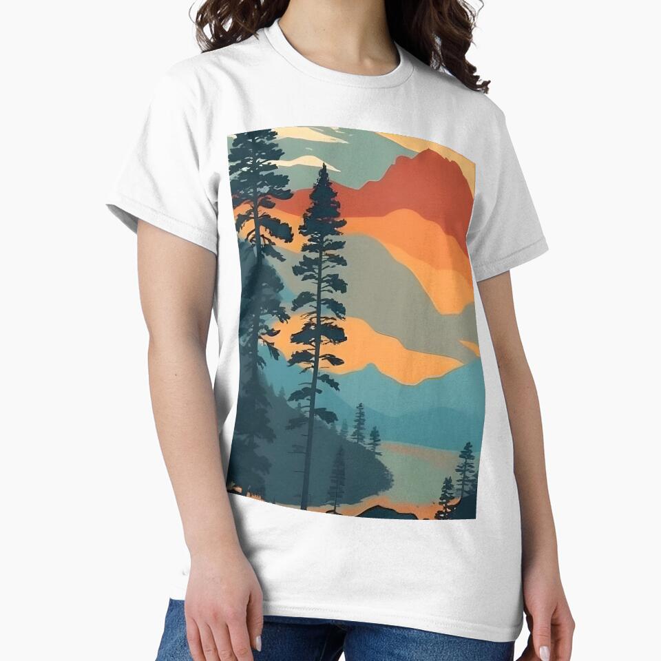 Find the Perfect Minimalist Matte Painting of Bavarian Alps Print for Your Home Decor Needs by supeart