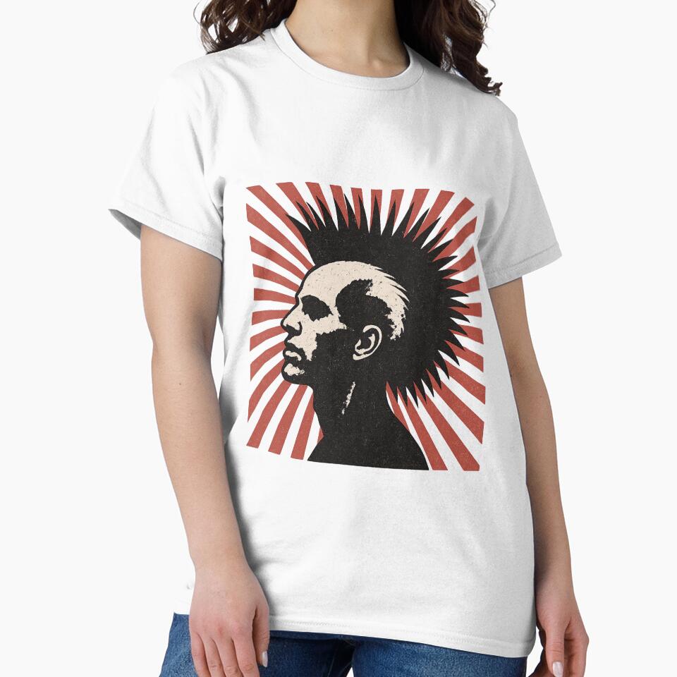 Punk Skull Mohawk Design by Driftwood77