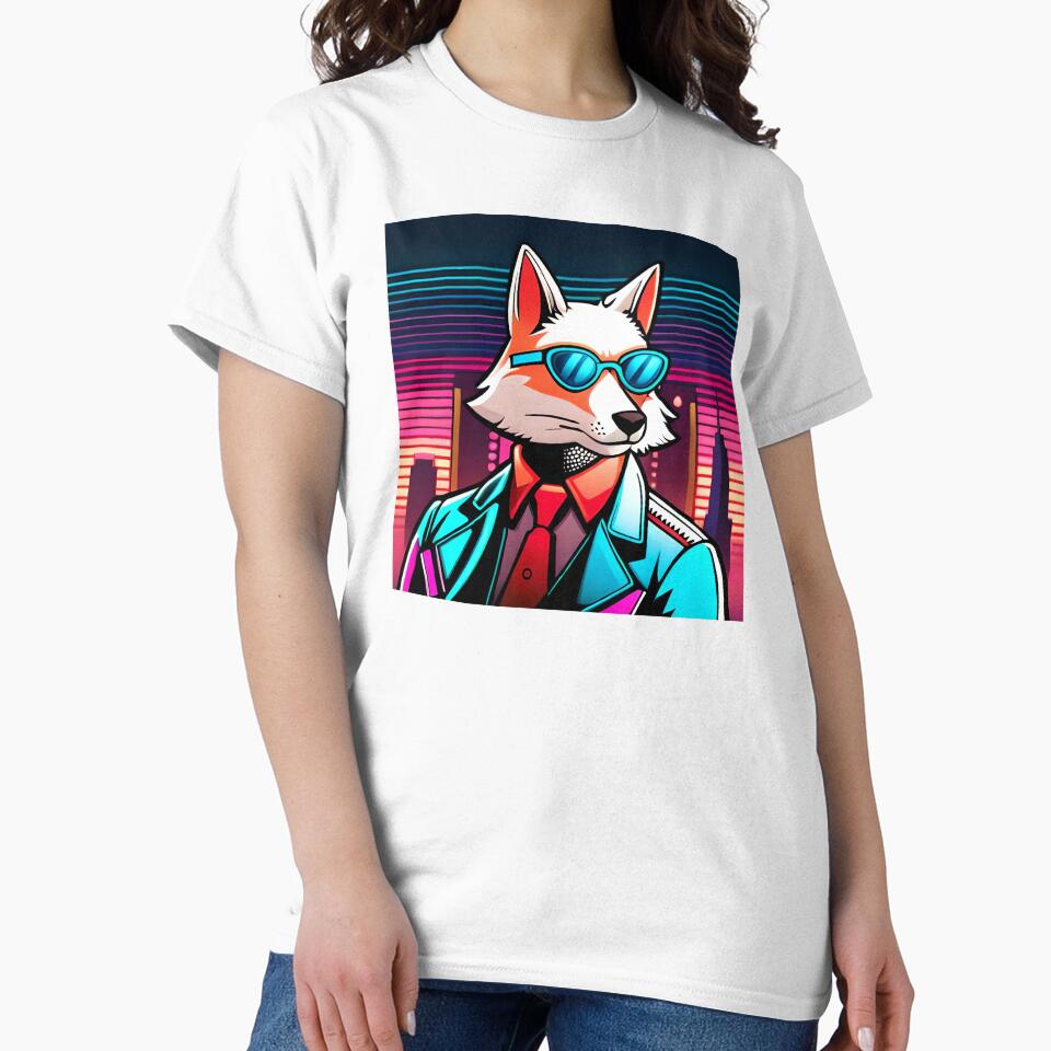 Synthwave Fox by zordhero