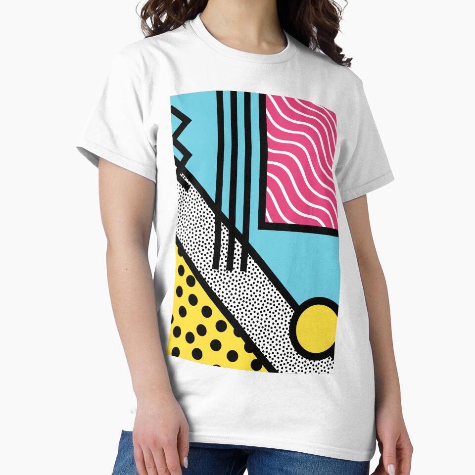 Abstract 80s memphis pop art style graphics by UDDesign