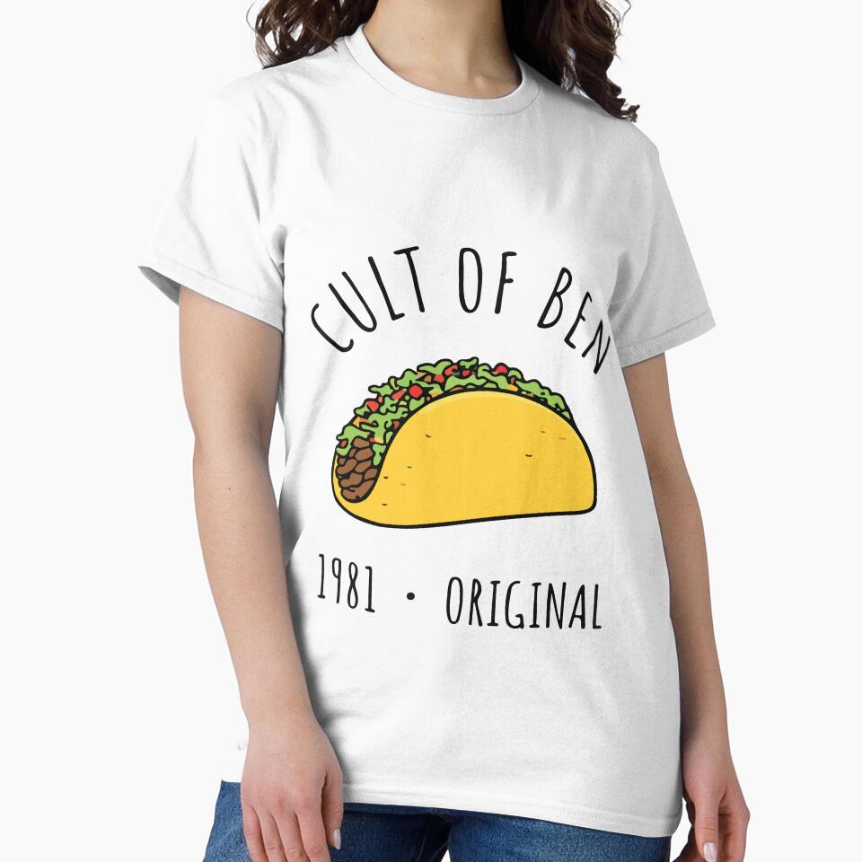Cult of Ben Taco King Funny Taco Lover Birthday 1981 Personalized Gift by kiralynstration