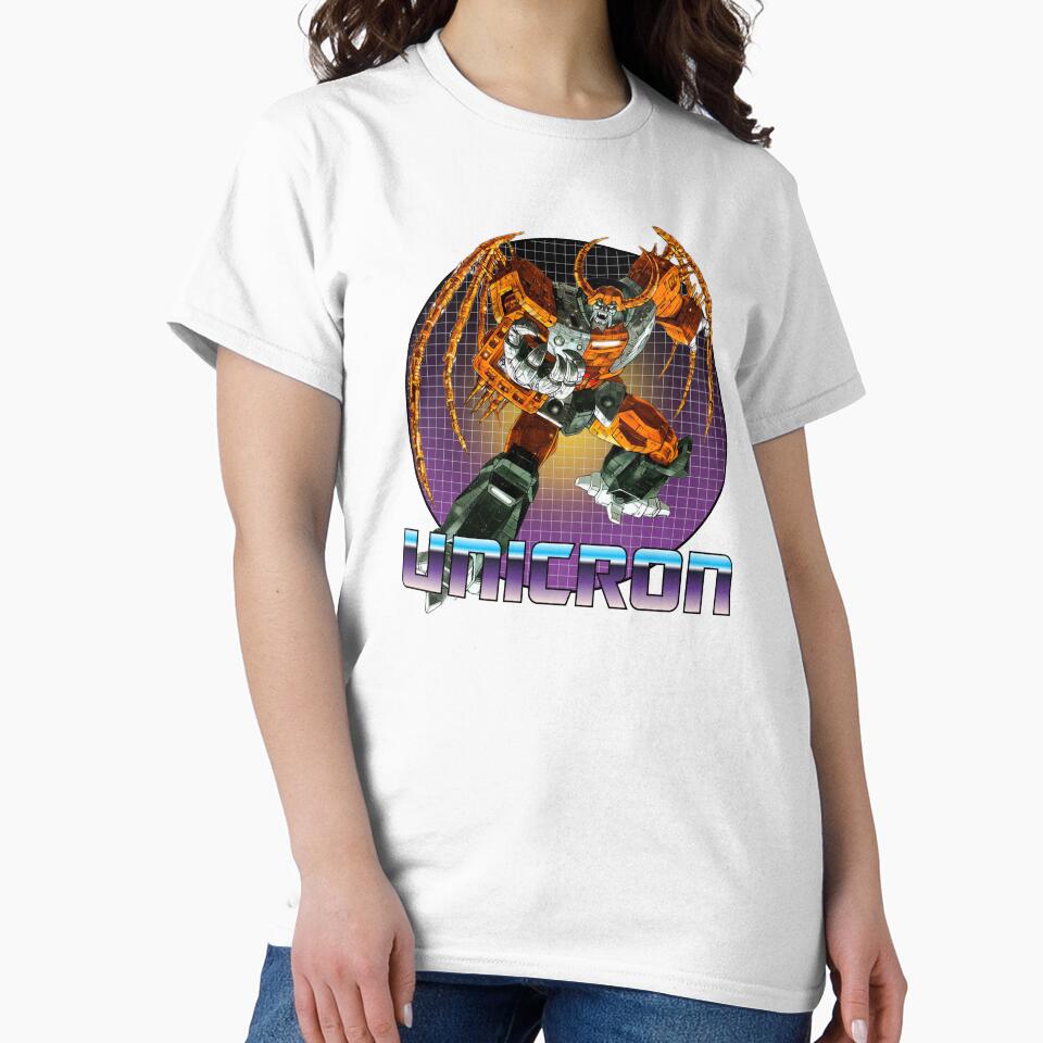 Unicron G1 Retro Robot Villain V2 by Retr0Tshirts