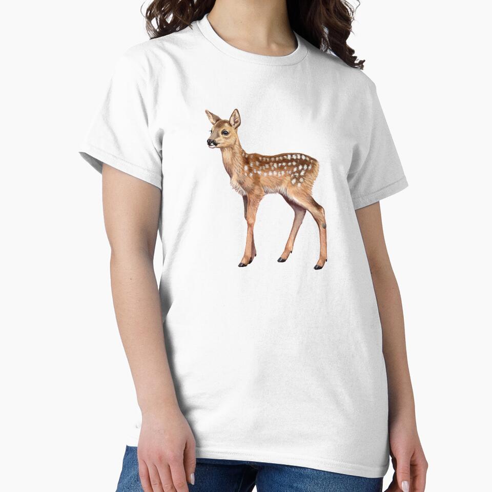 Roe Deer fawn by kokayart