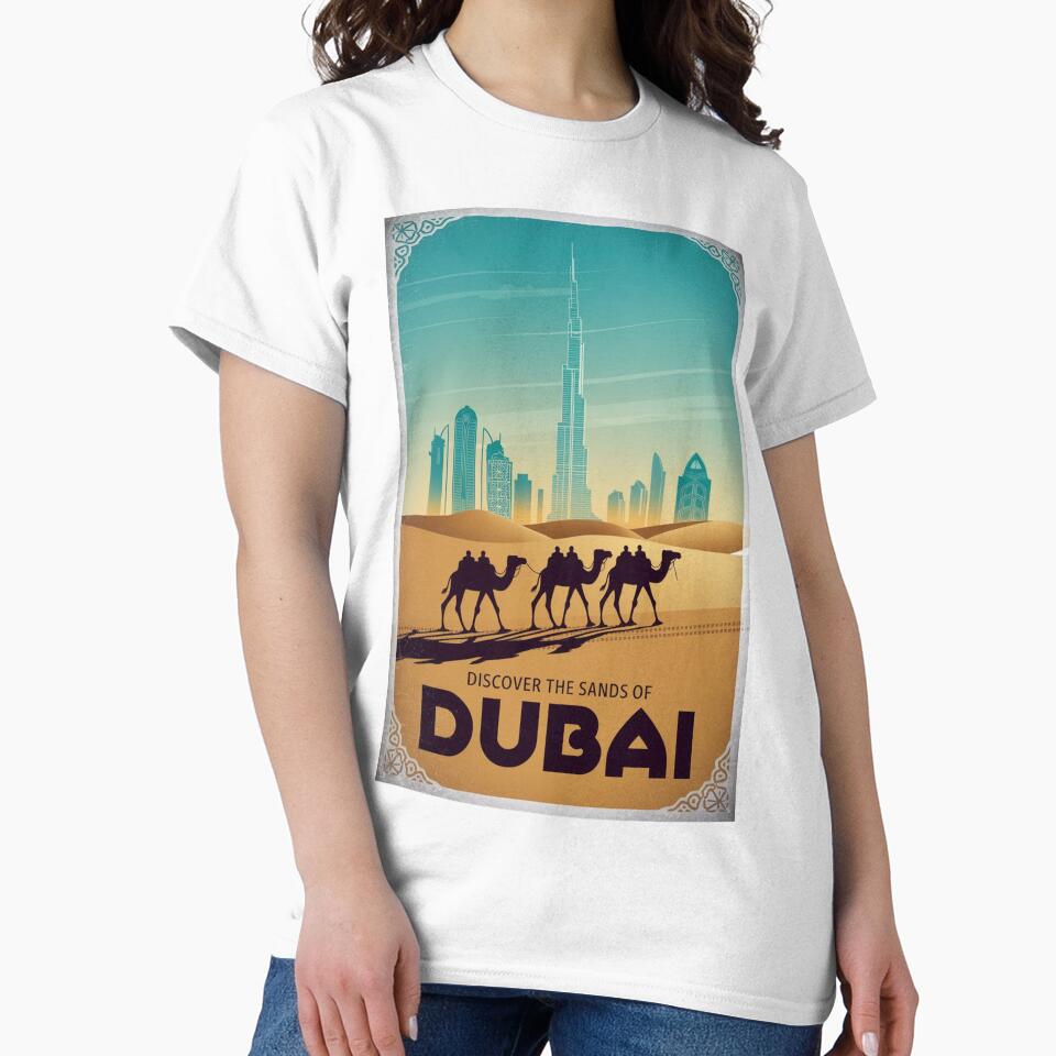 Dubai Vintage Travel Poster by TravelerRat