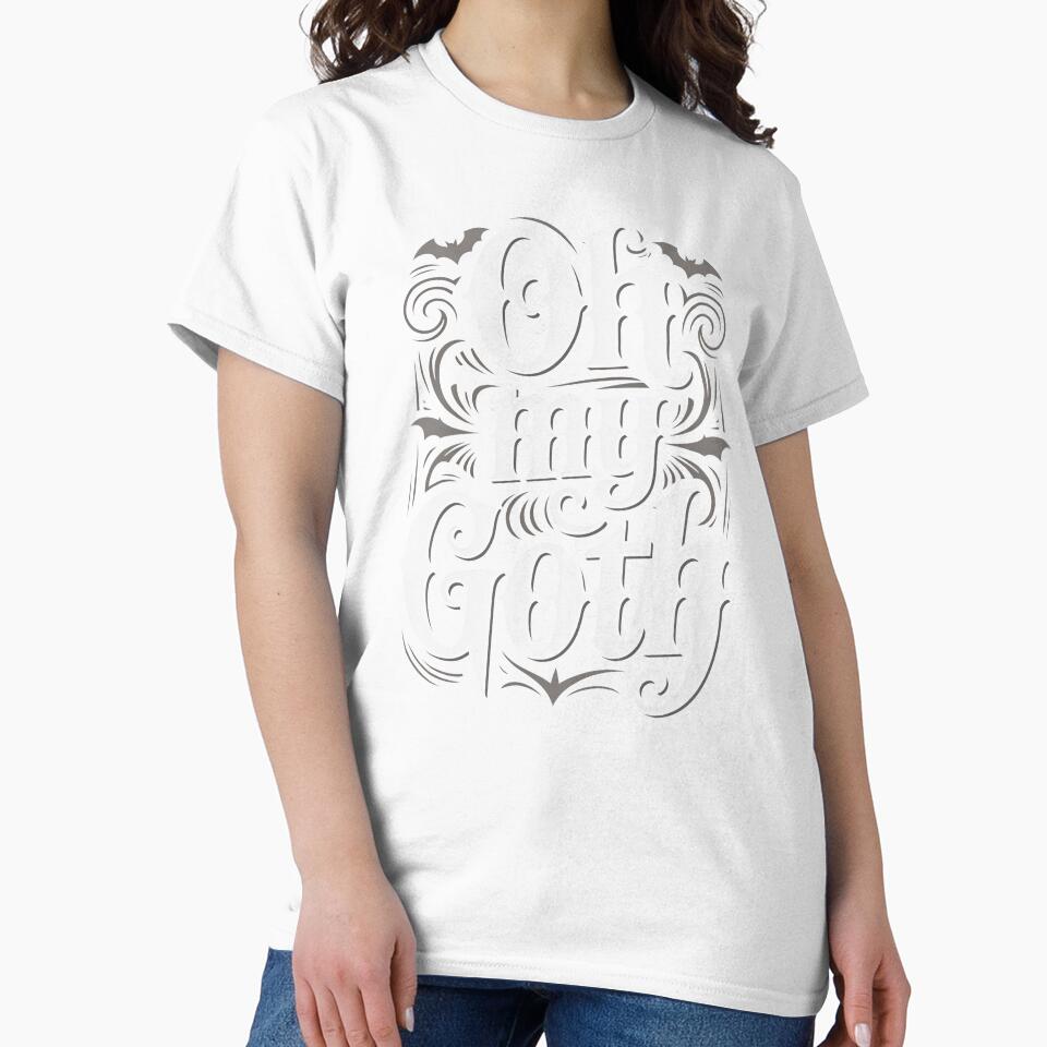Oh My Goth Funny Goth Pun Gift for Gothic Lovers by Say It With Ink