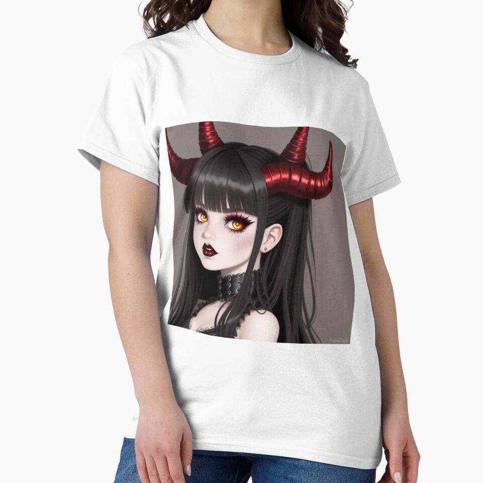 Goth Girl Cute Artwork 6 by GothShop