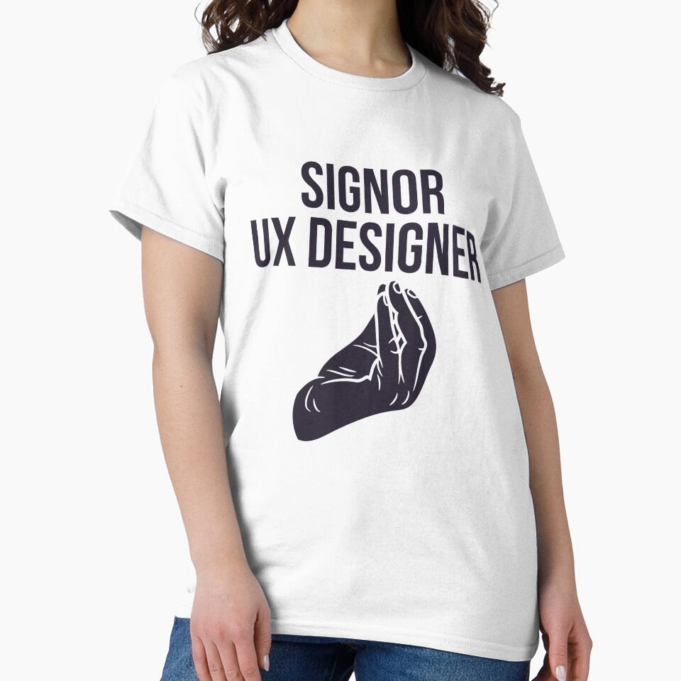 Signor UX Designer by trendingatees