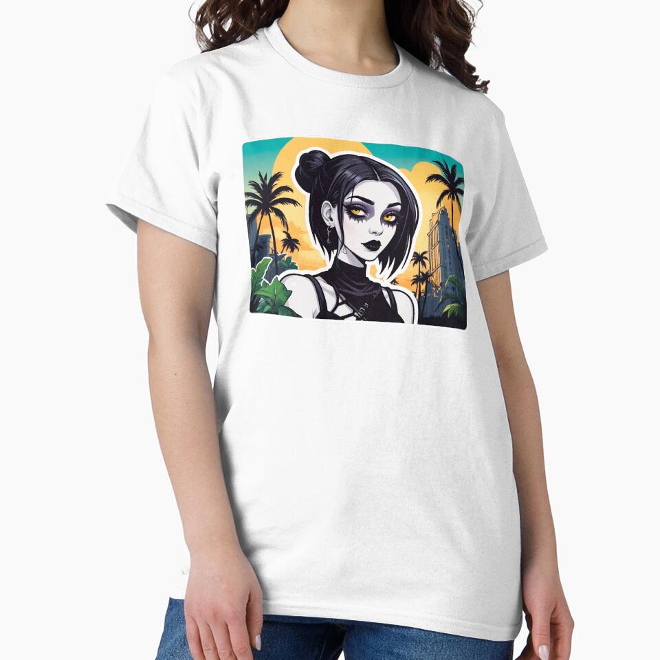 Exotic Tropical Goth Girl Summer by MadnessEnvelope