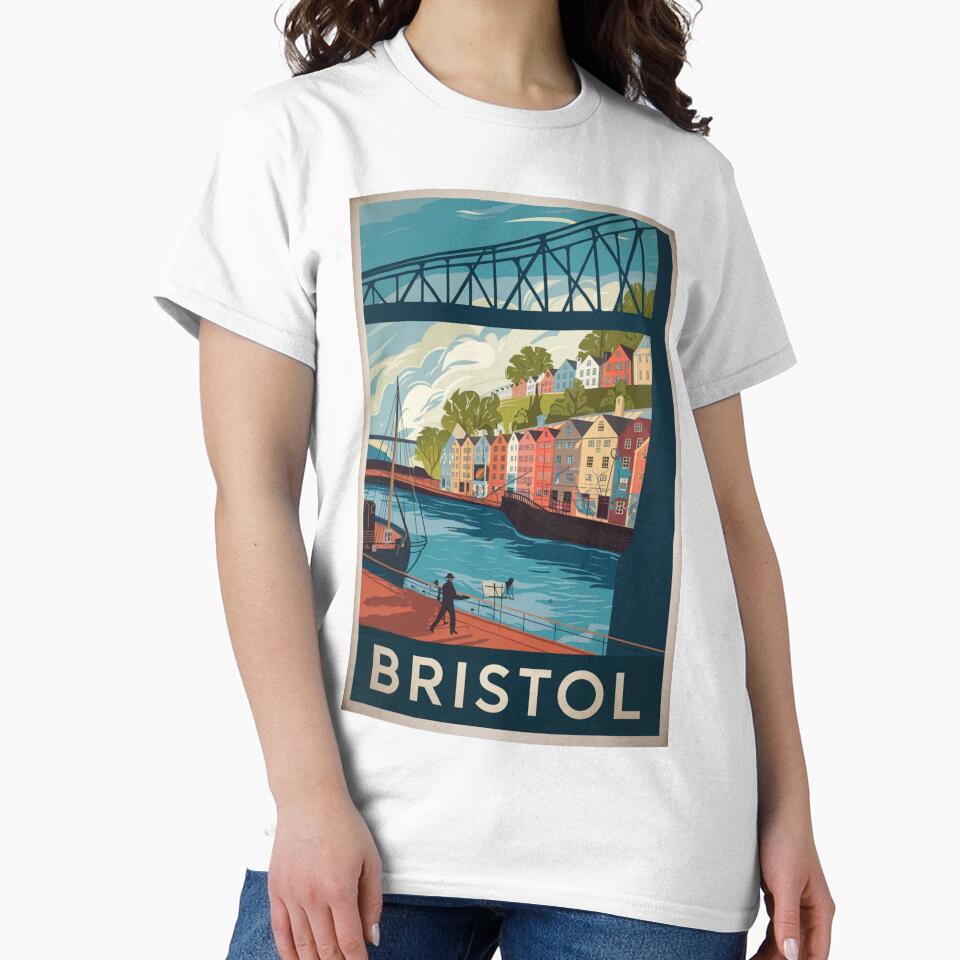 Bristol Vintage Travel Poster by TravelerRat