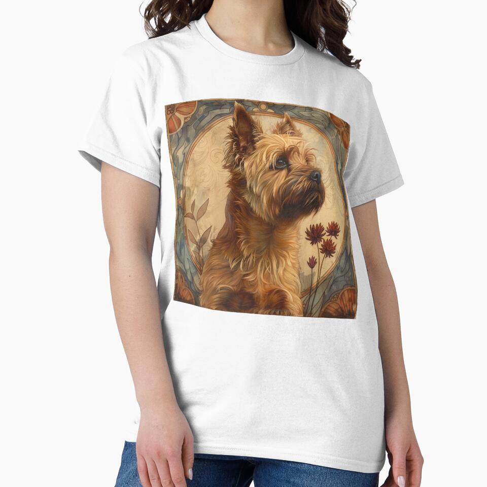 Art nouveau Cairn terrier by MendaciousMina