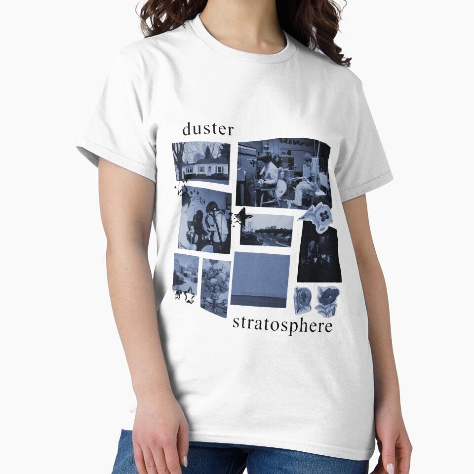 Duster Stratosphere Navy Blue Collage by Sharonush