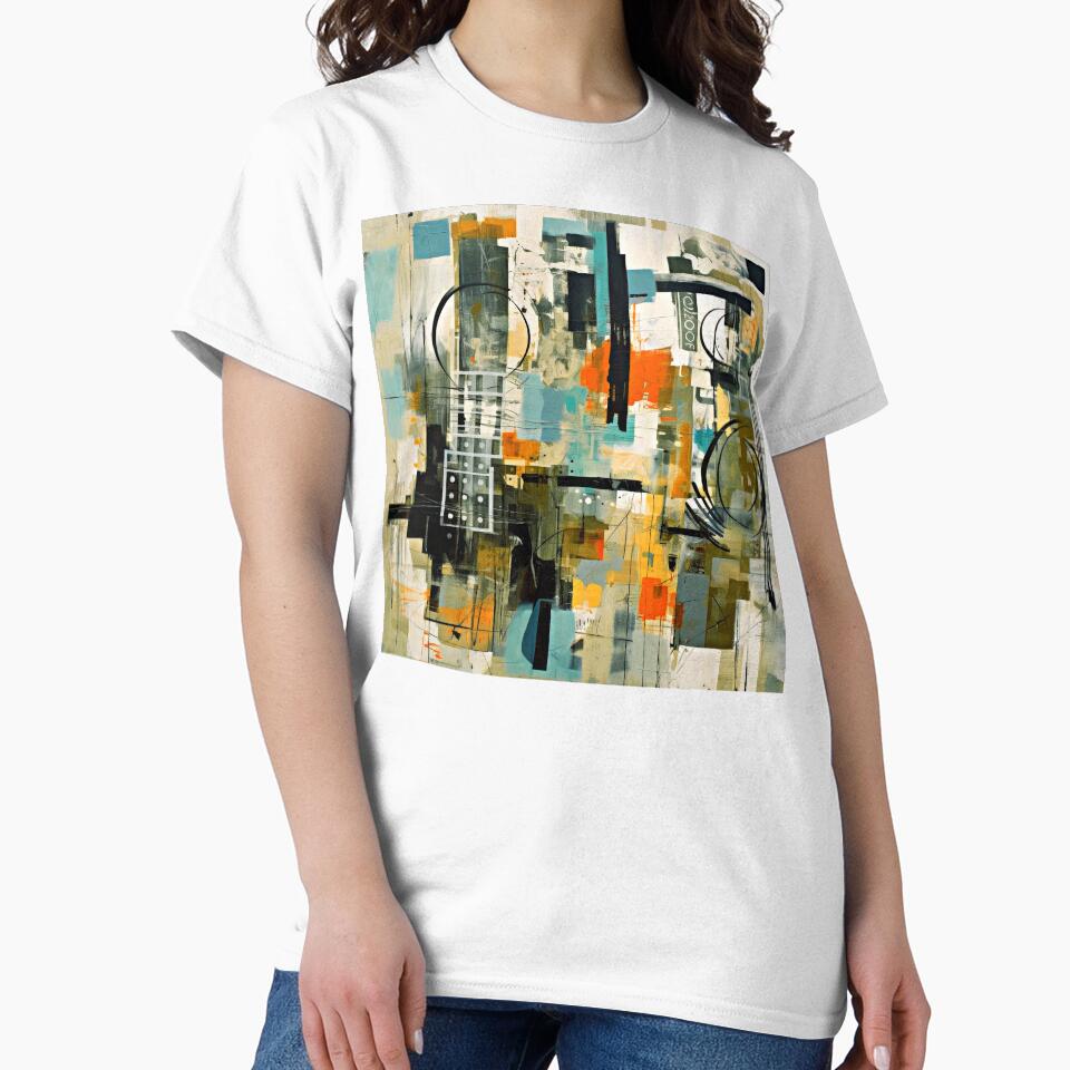 Grunge Street Art Colorful Contemporary Modern Abstract Art by DEC02