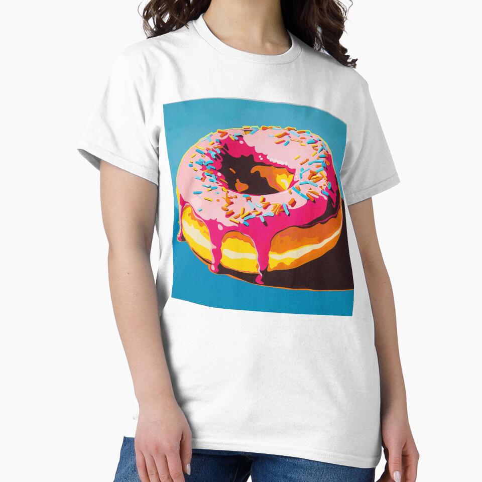 Iced Donut Pop Art 9 by AstroRisq