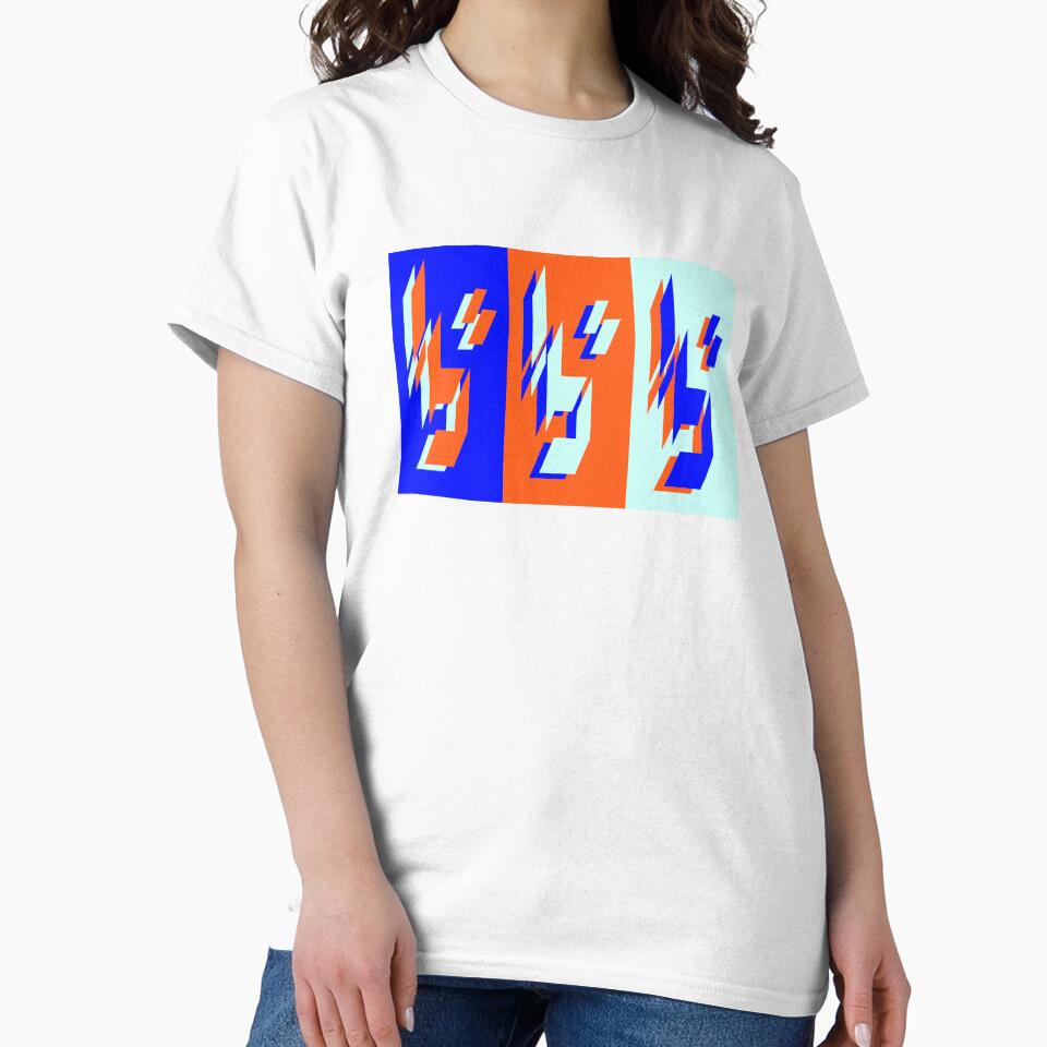 bbb (Blue, Orange, White) by LowResDesigns